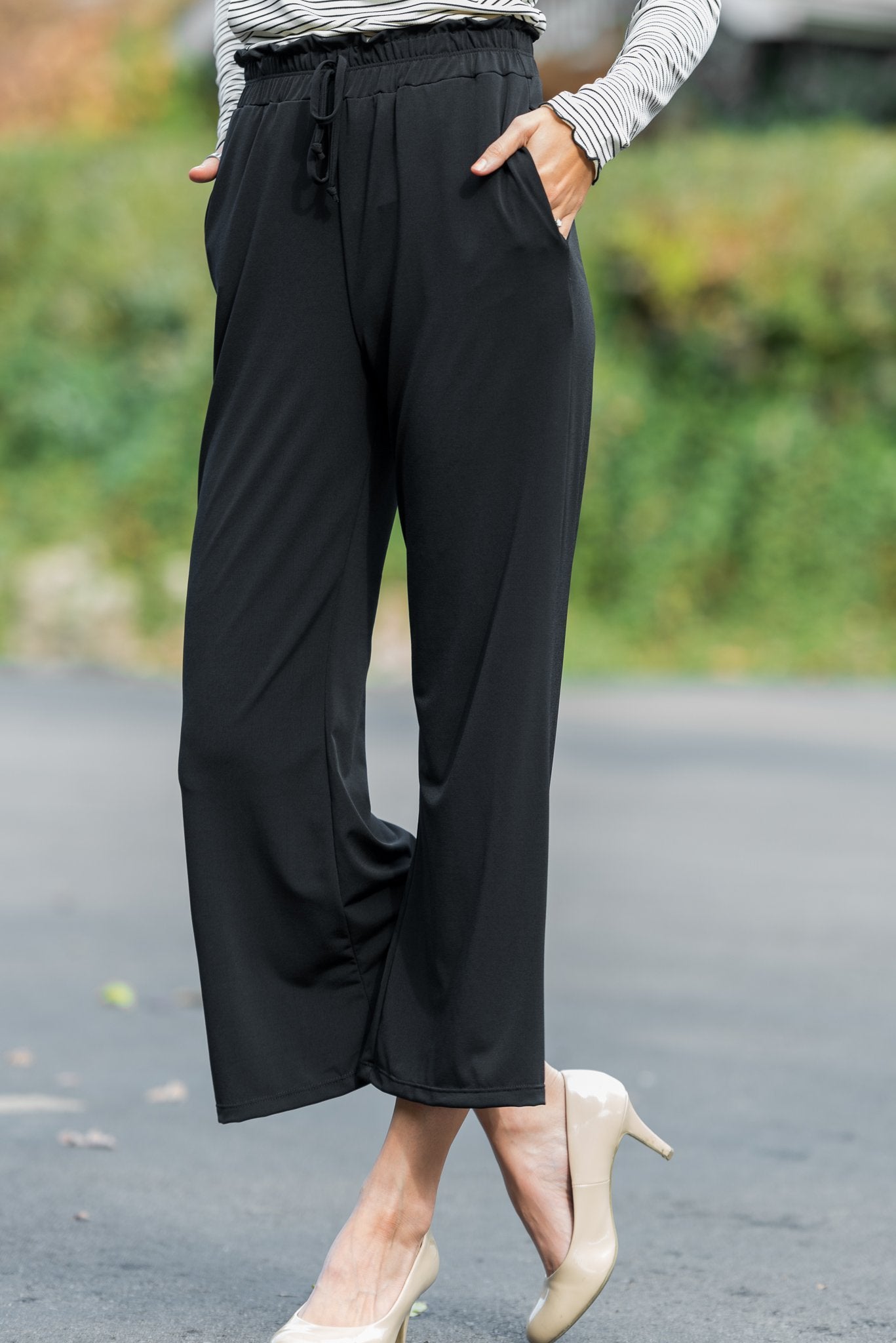 Brigitte Brianna Mid Rise Pants - SexyModest Boutique