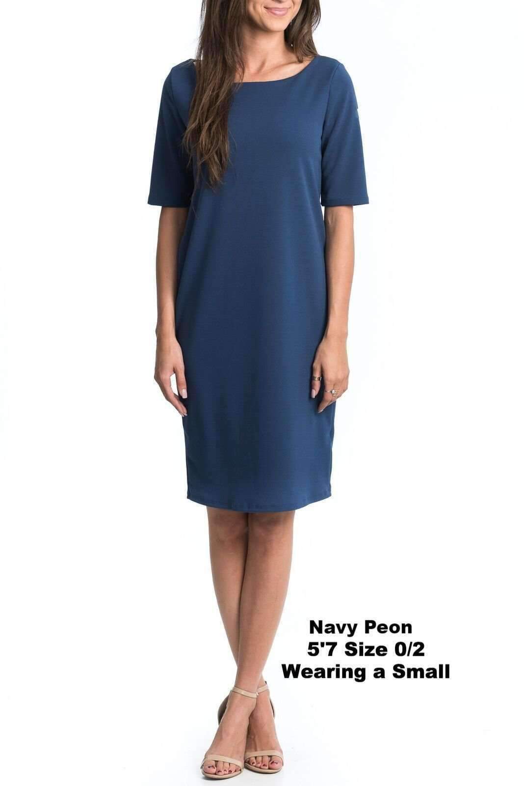 Brigitte Brianna Shift Dress - SexyModest Boutique