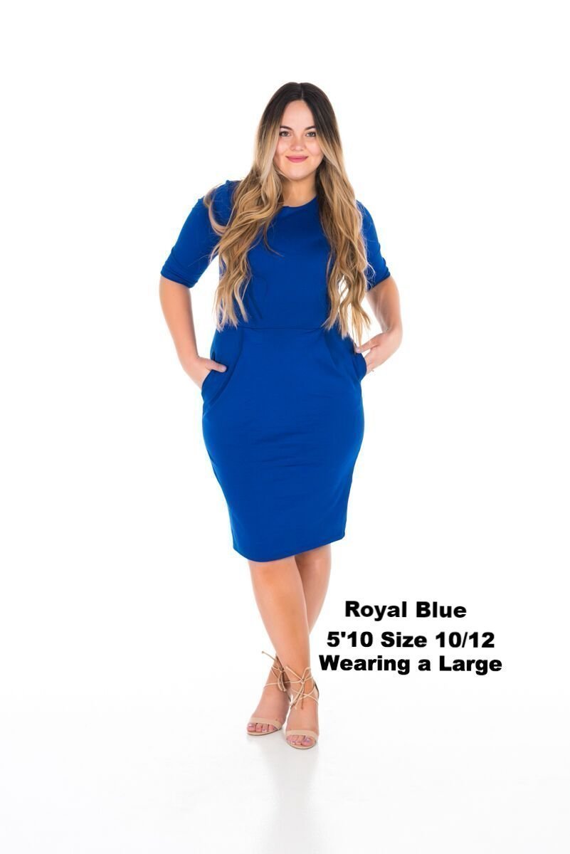 Brigitte Brianna Classic Pleat Dress - SexyModest Boutique