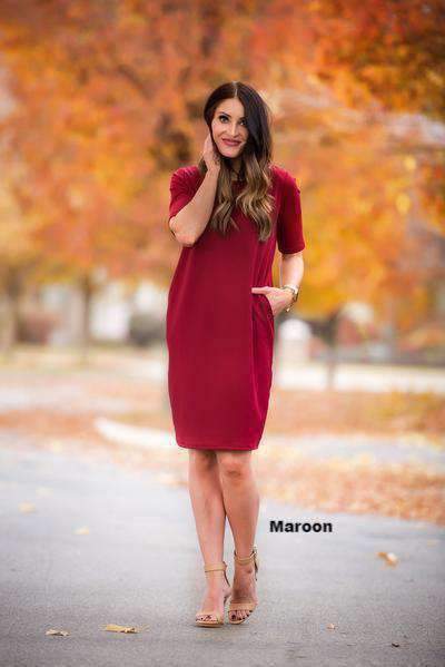 Brigitte Brianna Shift Dress - SexyModest Boutique