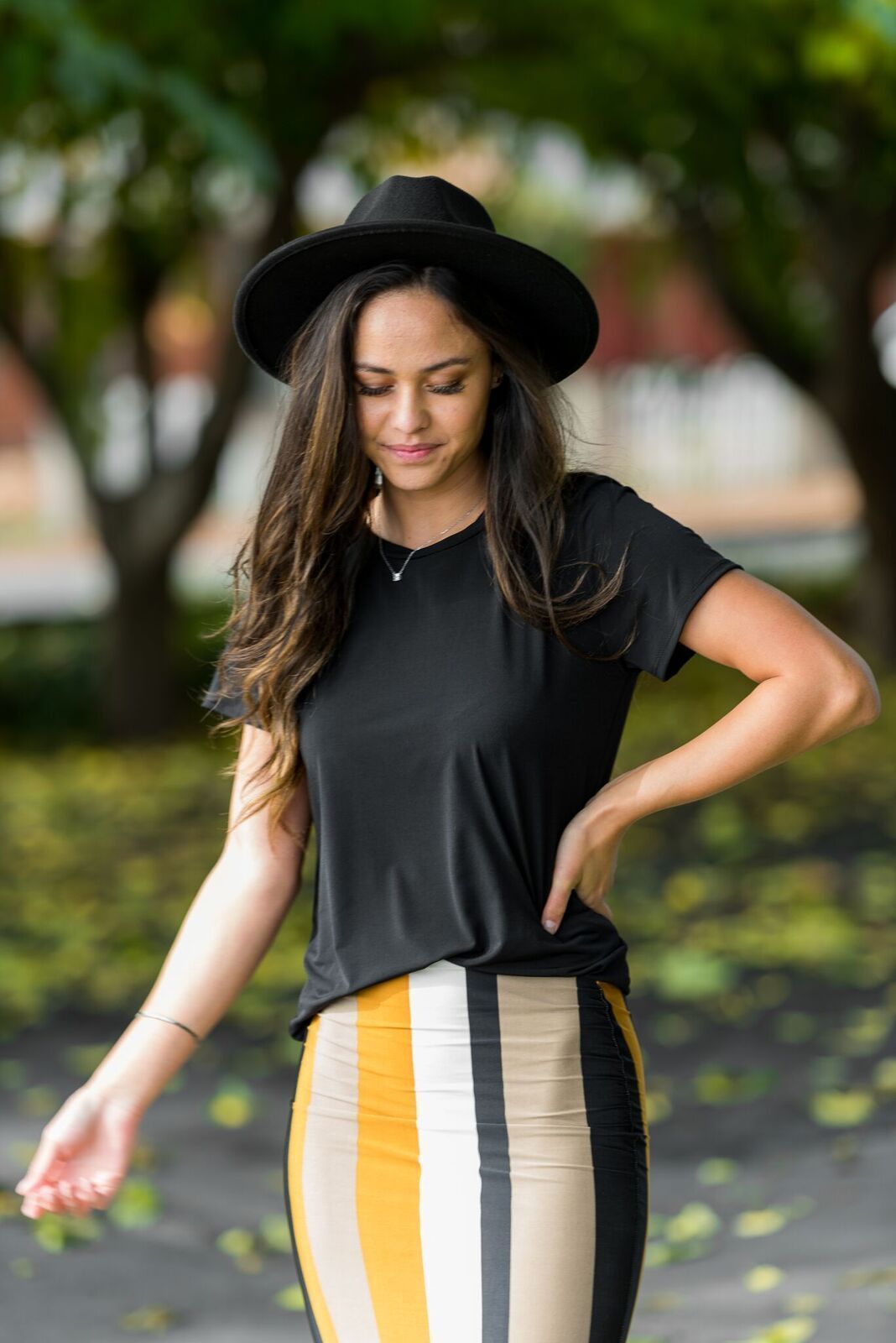 Brigitte Brianna Crew Neck Tee - SexyModest Boutique